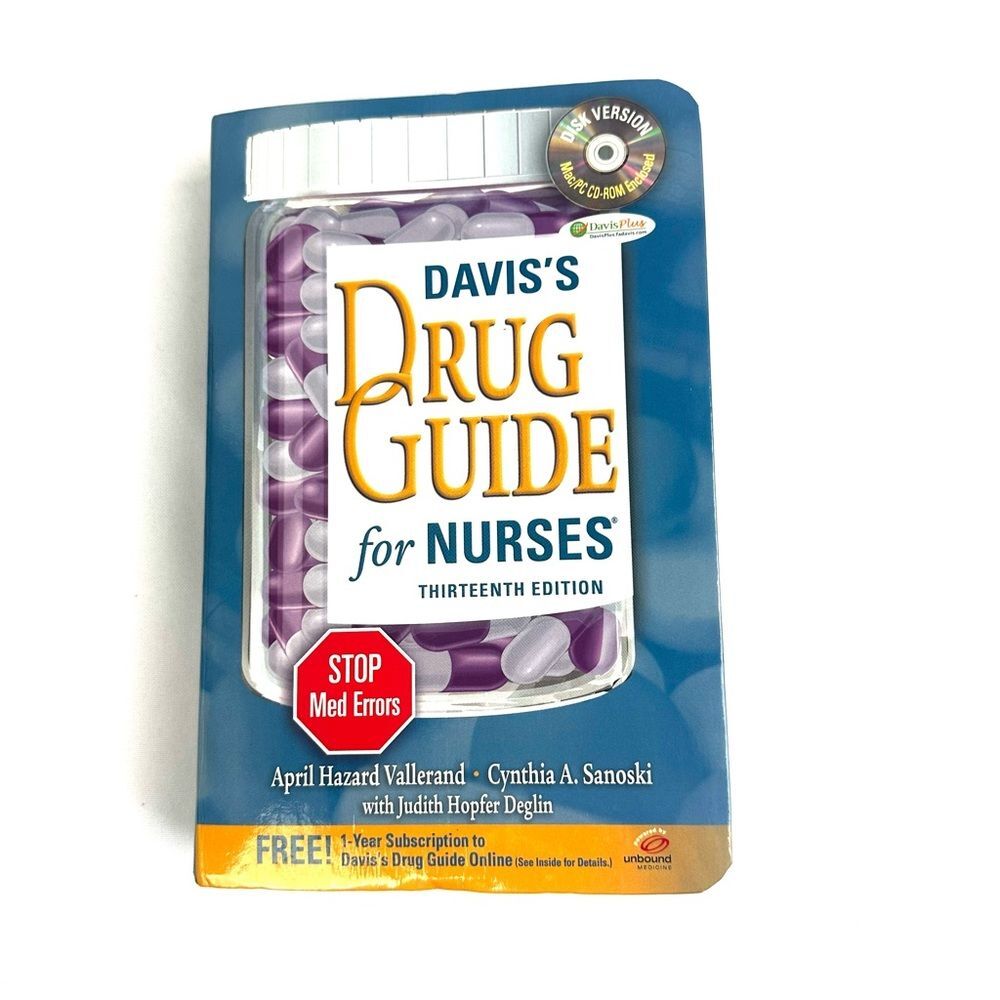 Davis's Drug Guide for Nurses Thirteenth Edition Book by April Hazard Vallerand